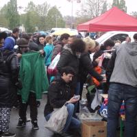 Marché aux puces parking tram 